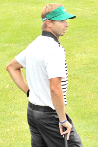 Falls City native Michael Hillyard defeated Randy Christiansen 2-and-1 Sunday for the Don Lee Championship Flight title in the 81st World-Herald Publinks golf tournament. Photo courtesy of Becky Hoesing-Hillyard.