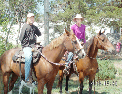 Brad Thomas, from the Broken Bow area, and Sissy Georges. Brad and Sissy were featured in separate segments of Lance’s Journal on KOLN/KGIN television in Lincoln. Lance, a native of Falls City, featured Sissy’s story in January 2012, and Brad’s later that year.