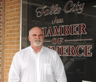 David Branch, the new Executive Director of the Falls City Area Chamber of Commerce and Main Street organization, got his start in the Nebraska Attorney General’s Office. Photo by Jim Langan.