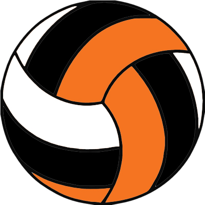 co ed fred volleyball clipart